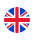Logo of United Kingdom Flag in Round Shape