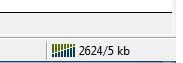 Gray Colored image with Yellow & Green Speed Graph